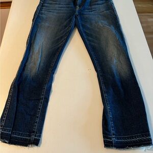 7 for all mankind cropped boot jeans size 28